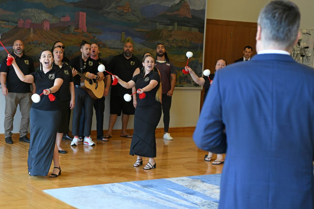 Croatian Folklore Ensemble from New Zealand and a Maori kapa haka group and Polynesian singers embarking on a joint tour across Croatia, under the title of "Kia ora Hrvatska 2023.”
