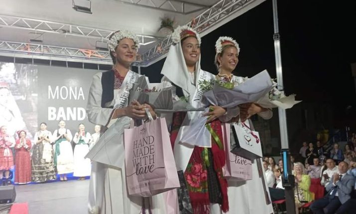 Mona Bandov from USA crowned most beautiful Croatian in folk costume outside Croatia