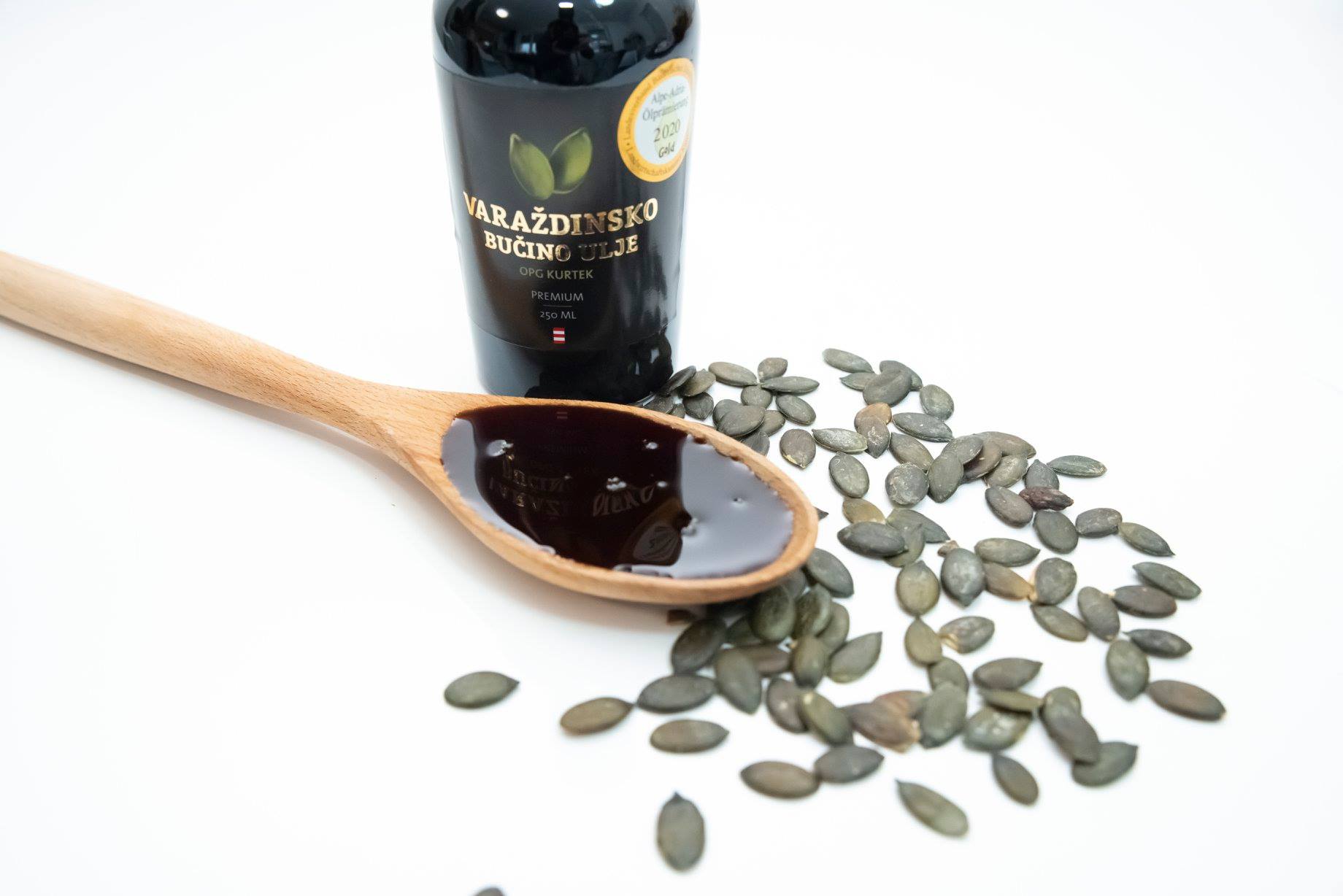 Varaždinsko bučino ulje", a pumpkin seed oil made in the area of Varaždin County, has been entered in the register of protected designations of origin and protected geographical indications