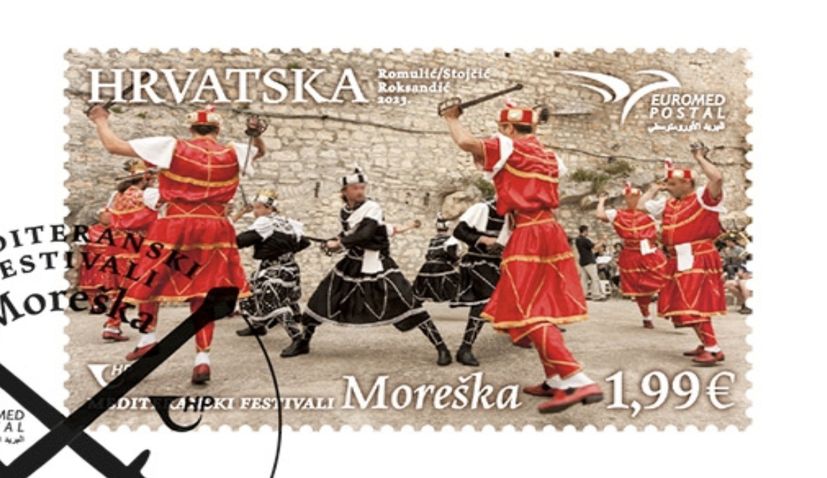 Korčula’s famous Moreška dance honoured on new stamp 