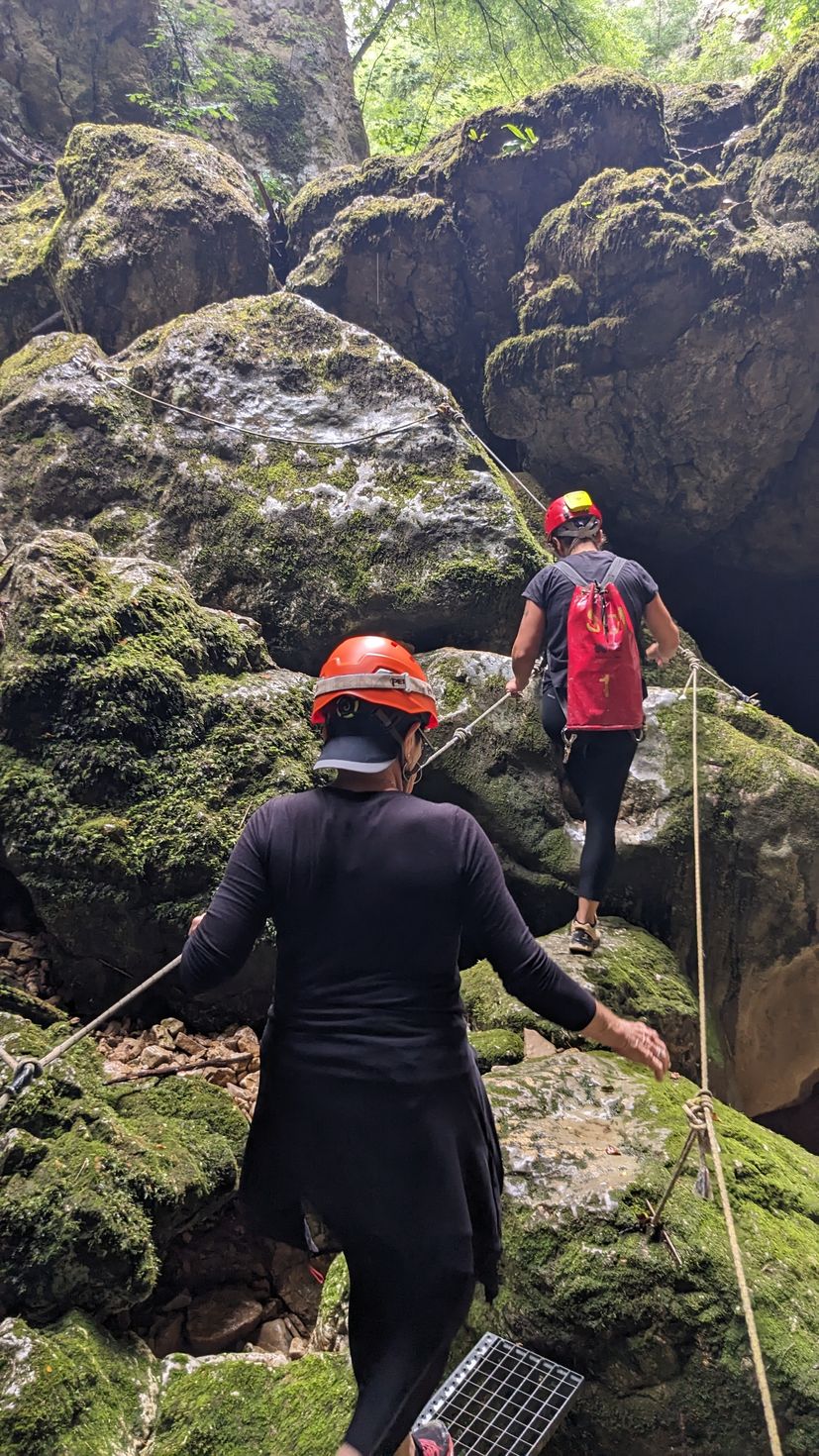Pazin Cave: An adventure in vibrant green and pitch black