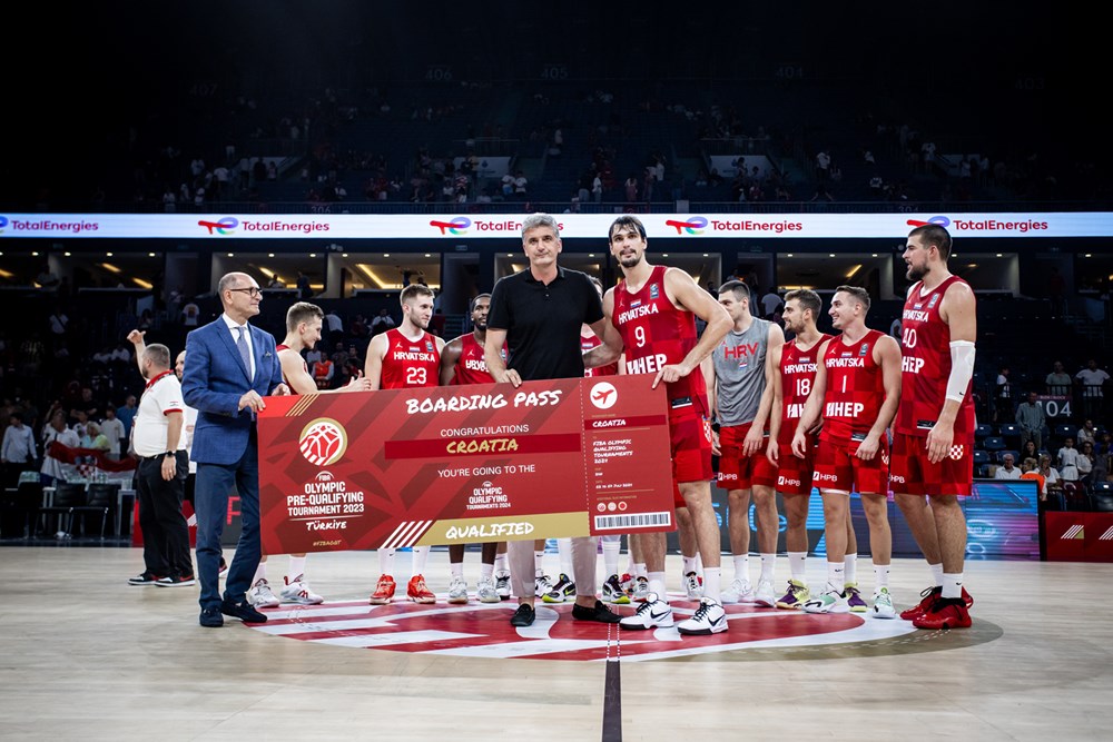Hırvat basketbol takımı Paris Olimpiyatları'nda yer ayırtıyor 