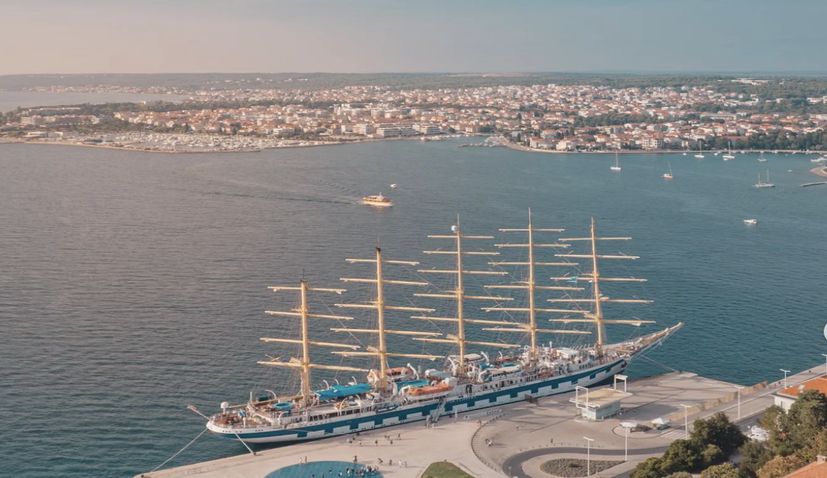 World record sailing ship visits Zadar 