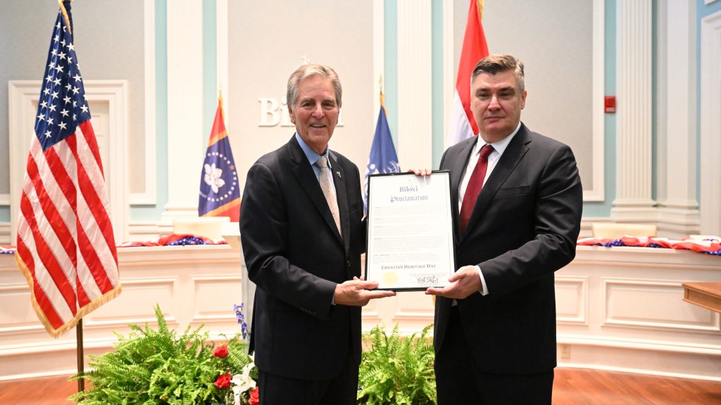 Mississippi and Biloxi declares September 22 Croatian Heritage Day