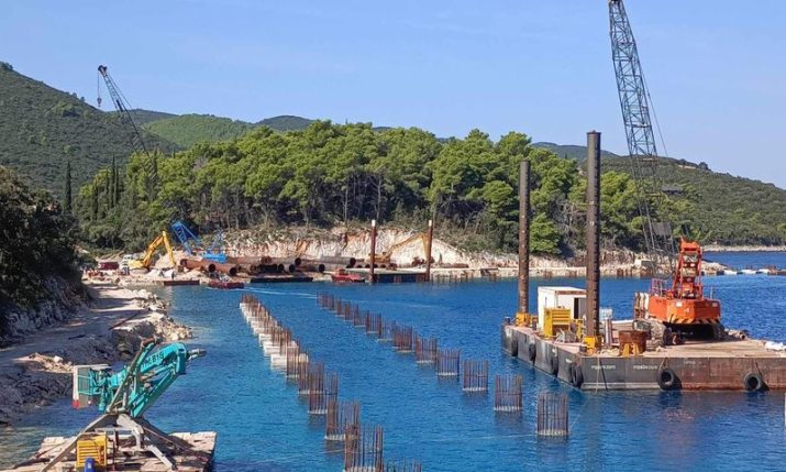 PHOTOS: New €25M port on Korčula Island progressing