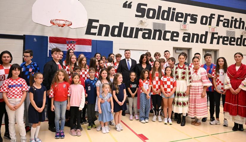 ‘It’s beautiful to see kids in Canada learning Croatian’: President kicks off Canada & US visit 