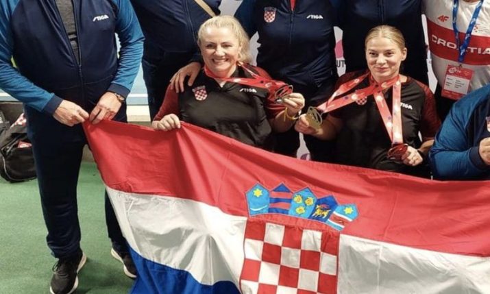 Croatian para table tennis duo become European champions for the fifth time