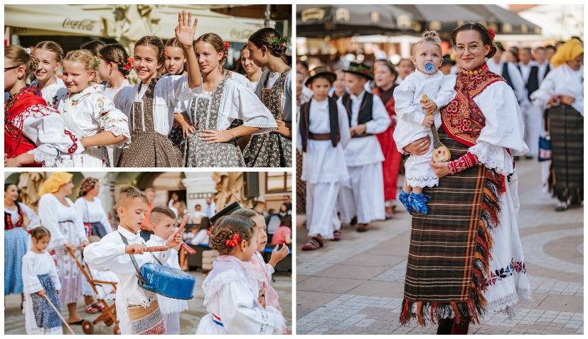 Over Croatian 2,000 kids show how tradition is loved and respected with folk costume parade  