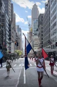 Croatian majorettes in Columbus Day Parade in New York for first time