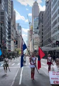 Croatian majorettes in Columbus Day Parade in New York for first time