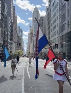 Croatian majorettes in Columbus Day Parade in New York for first time