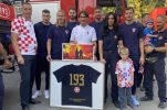 Croatian national team’s gesture of support for firefighters and special needs community in Osijek