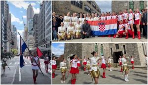 Croatian majorettes in Columbus Day Parade in New York for first time