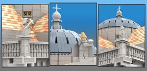 11-year-old Nina’s amazing recreation of Dubrovnik church with 9,000 bricks