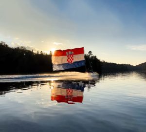 Croatian flag becomes world’s largest flag ever to fly on a jet ski 