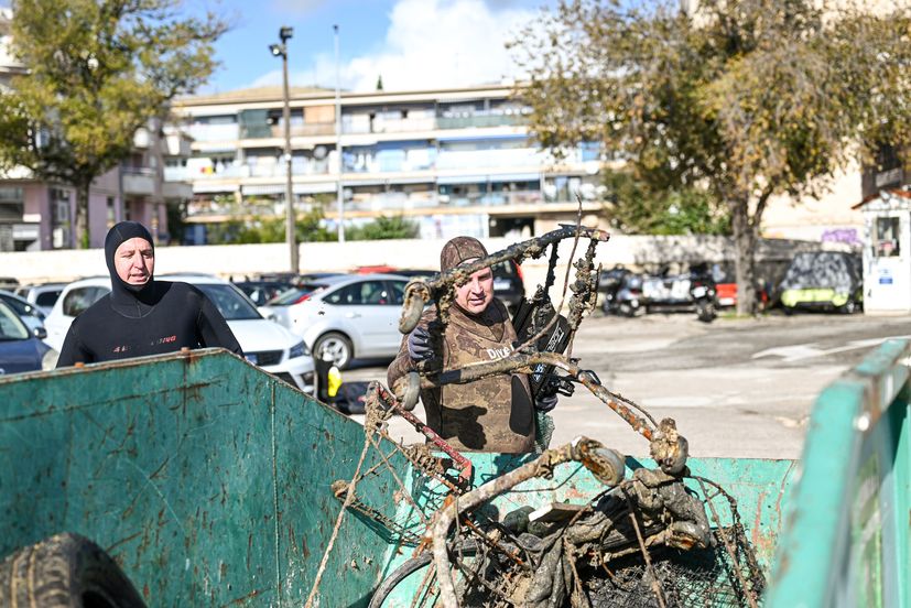  Big seabed cleanup in Trogir removes marine waste 