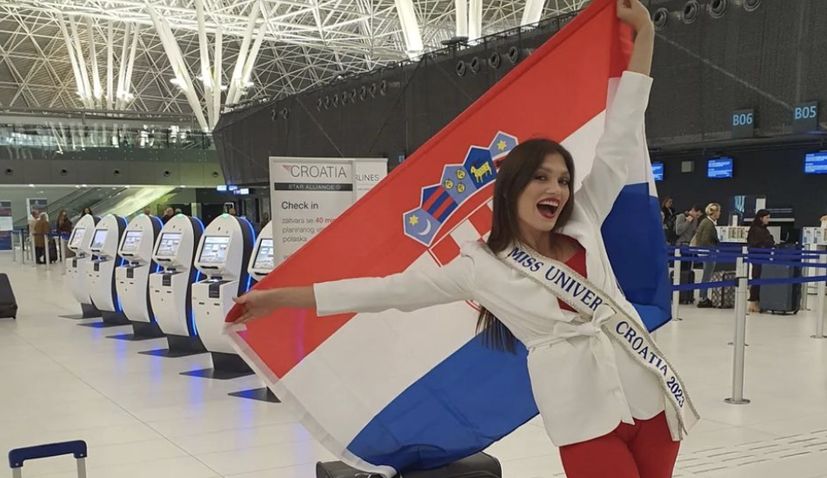 Miss Croatia arrives in El Salvador for Miss Universe pageant