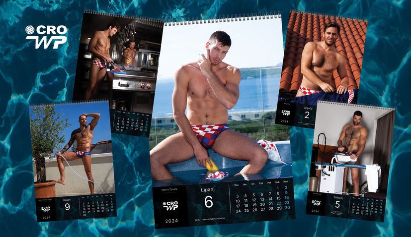 Croatian water polo team strips off for calendar 