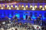A Christmas concert like no other in Croatia from windows in Vinkovci