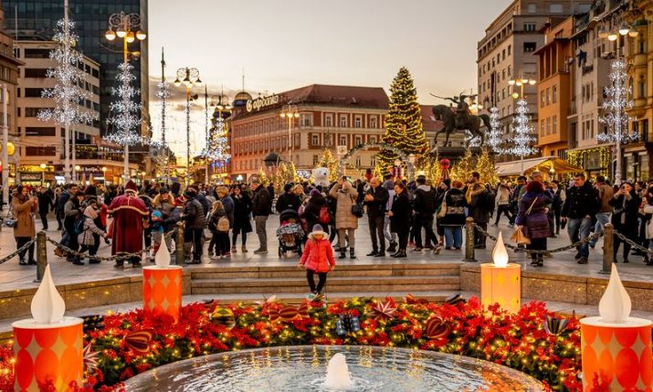 Zagreb most visited Croatian destination in December