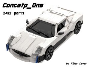 Croatian LEGO enthusiast creates impressive Rimac car with 2412 bricks