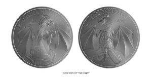 Croatian Mint has announced the release of a new numismatic coin titled "Trsat Dragon." 