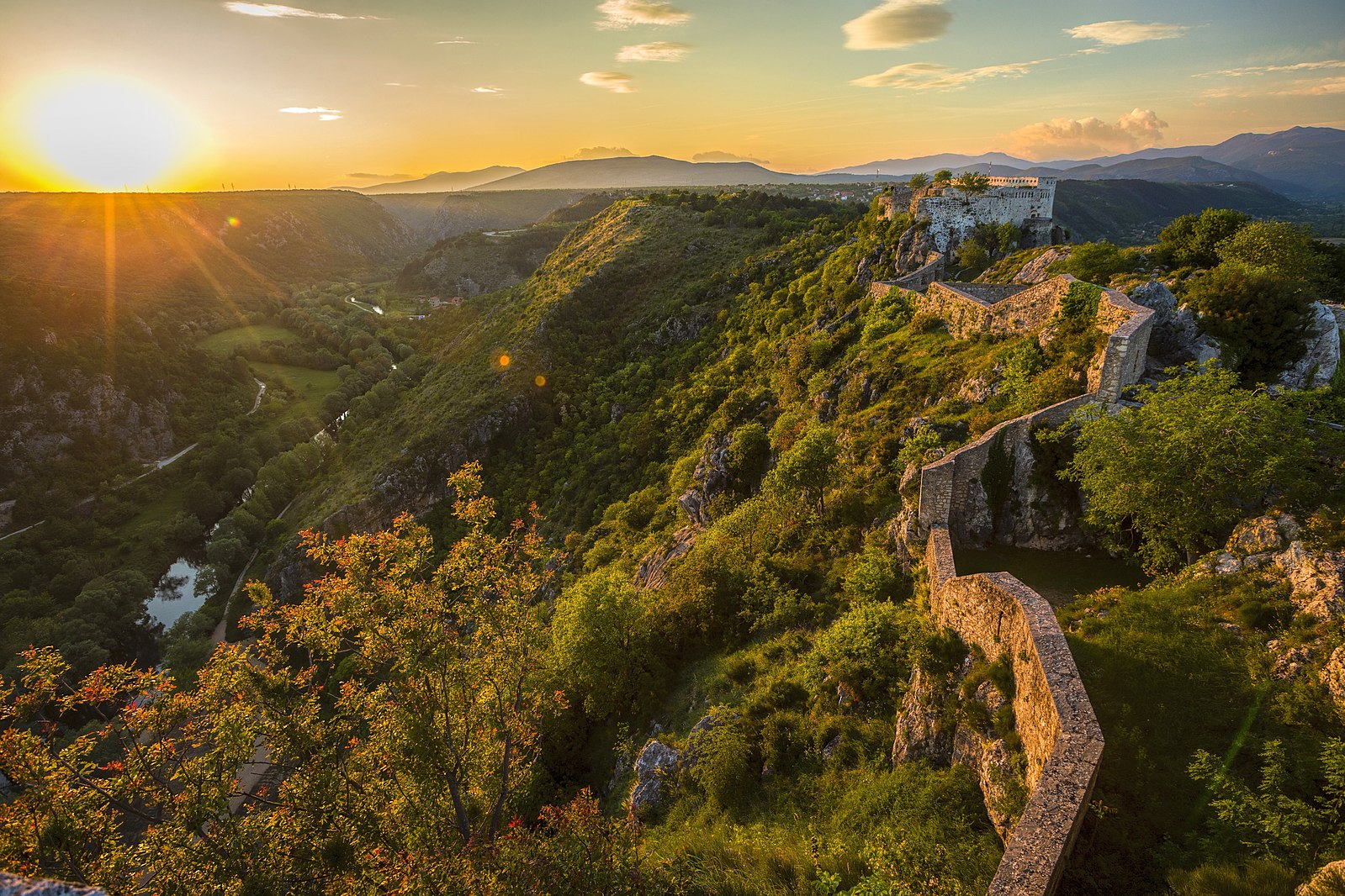 A zipline will connect Knin Fortress with the sports and recreational zone of Marunuša