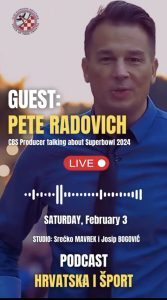 Pete Radovich talks Super Bowl, Croatian Heritage and more on 'Croatia and Sport' podcast