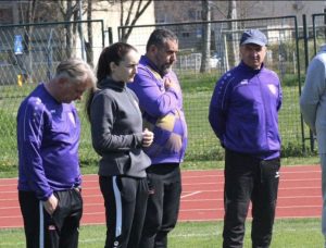 Petra Mandic took her first training session