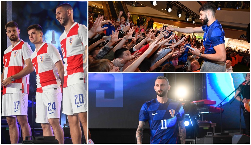 Fanfare in Zagreb at new Croatia kit unveiling