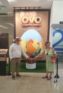 Giant Croatian Easter egg unveiled in São Paulo, Brazil