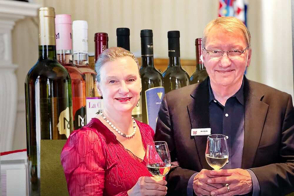 Mirena Bagur & Win Burke, founders - Croatian Premium Wine Imports, Inc