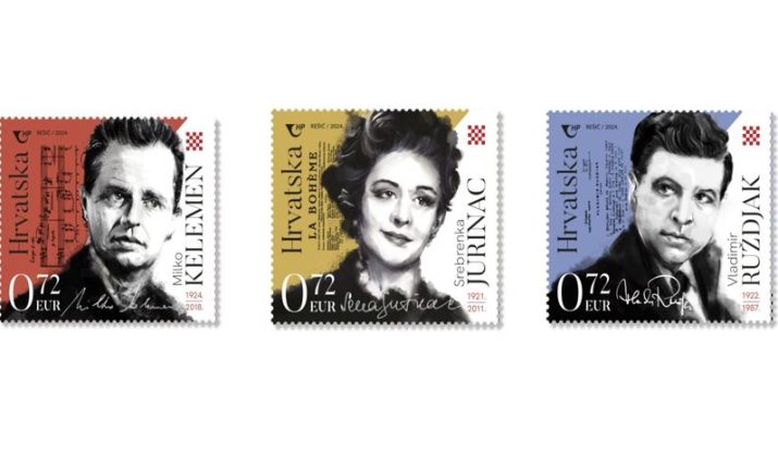 Renowned Croatians feature on postage stamps