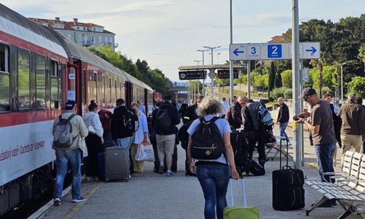 First EuroNight train between Slovakia and Croatian coast arrives 