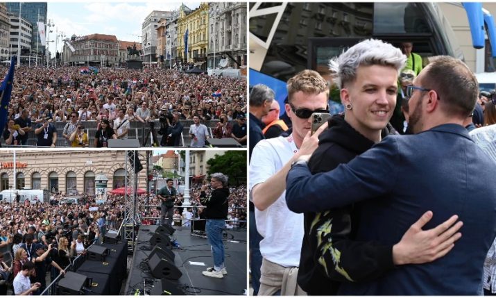 VIDEO: 10,000 welcome Baby Lasagna on Zagreb’s main square