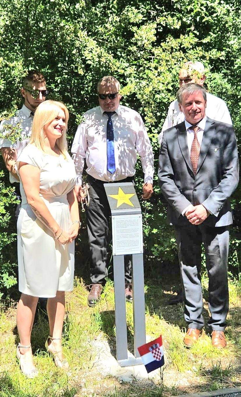 unveling of the August Šenoa star