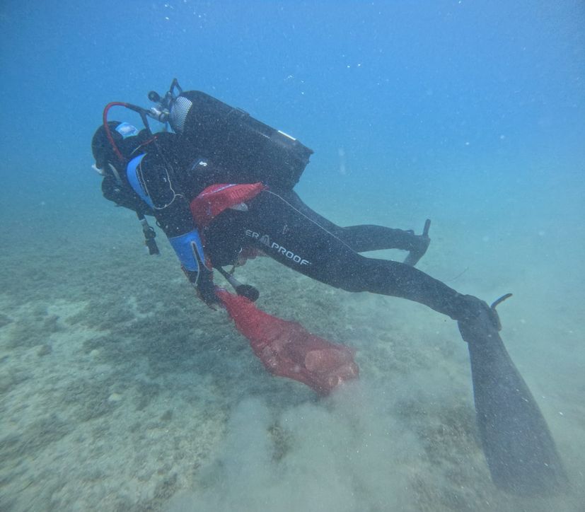 Divers in Loviste Bay 