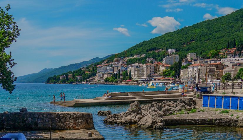 Houses in Opatija by the sea