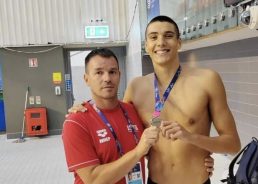 Croatian Jere Hribar new European 50m freestyle champion