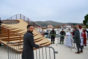 Pedestrian bridge Trogir