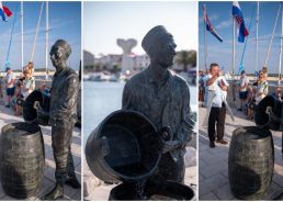 Dalmatia’s most most devoted romantic gets bronze tribute in Vodice