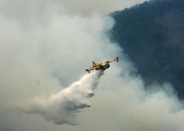Big wildfire contained on Croatian coast after air and sea response