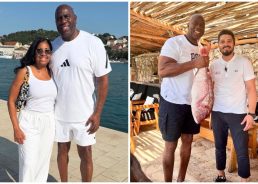 Magic Johnson in Croatia loving the food, places and people