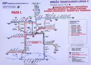 Zagreb Thompson-concert road closure map