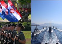 PHOTOS: Croatian army and navy in final rehearsal ahead of massive national parade