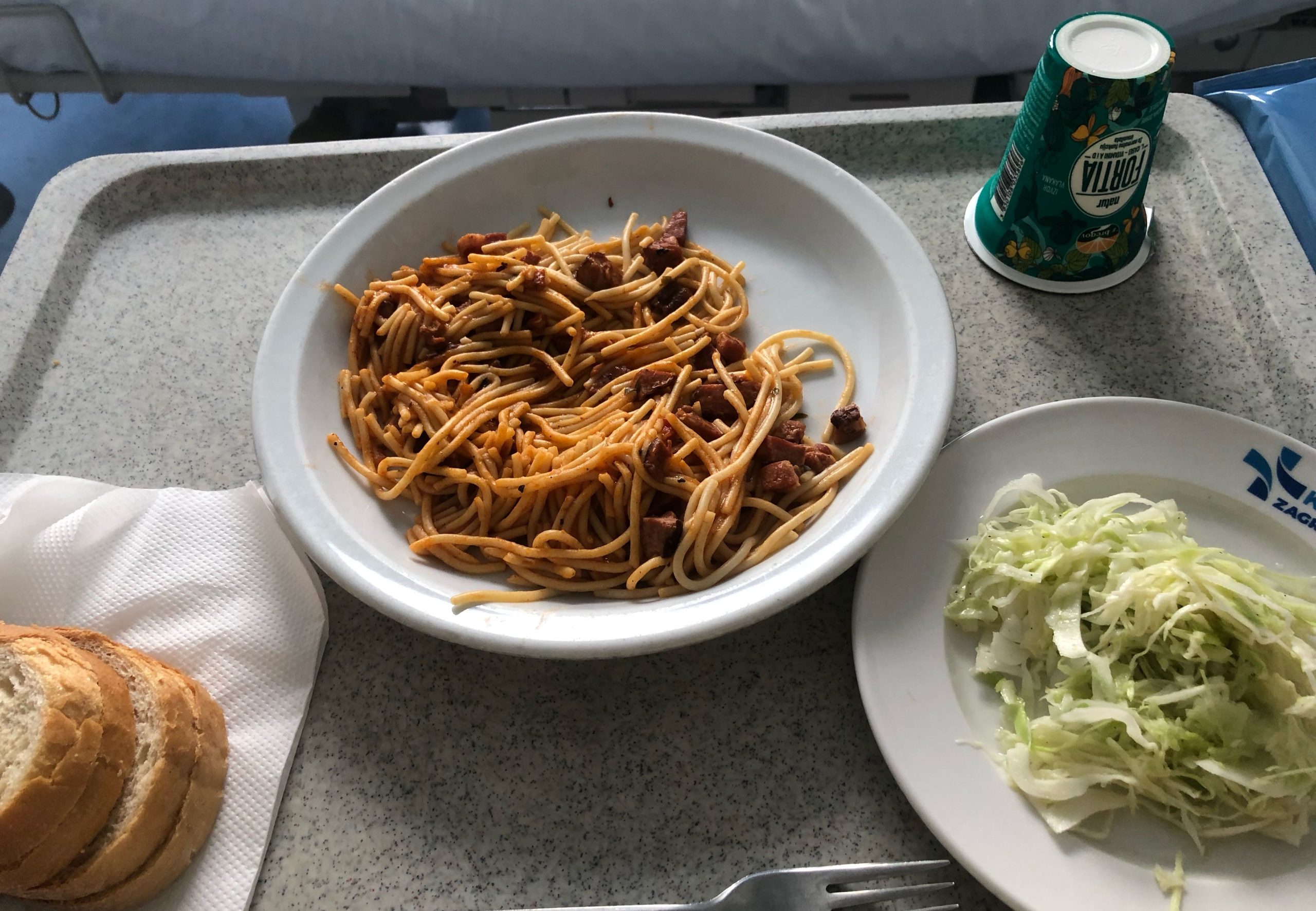 Croatian hospital food