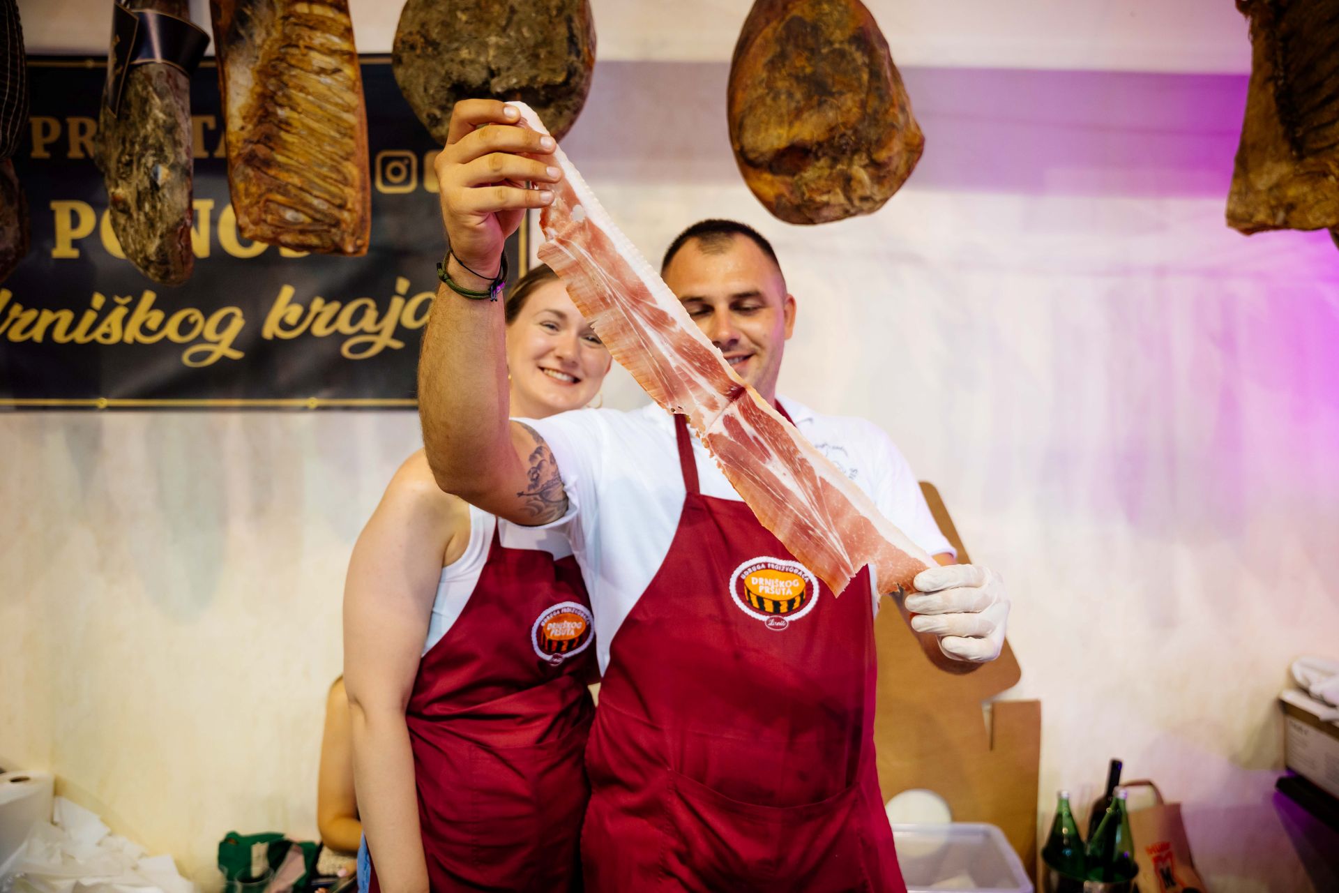 Kuća pršuta (House of Pršut) in Drniš.