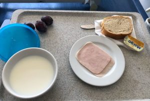 Croatian hospital food