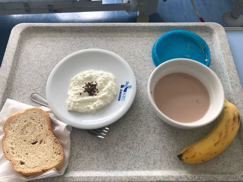 Croatian hospital food