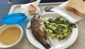 Croatian hospital food